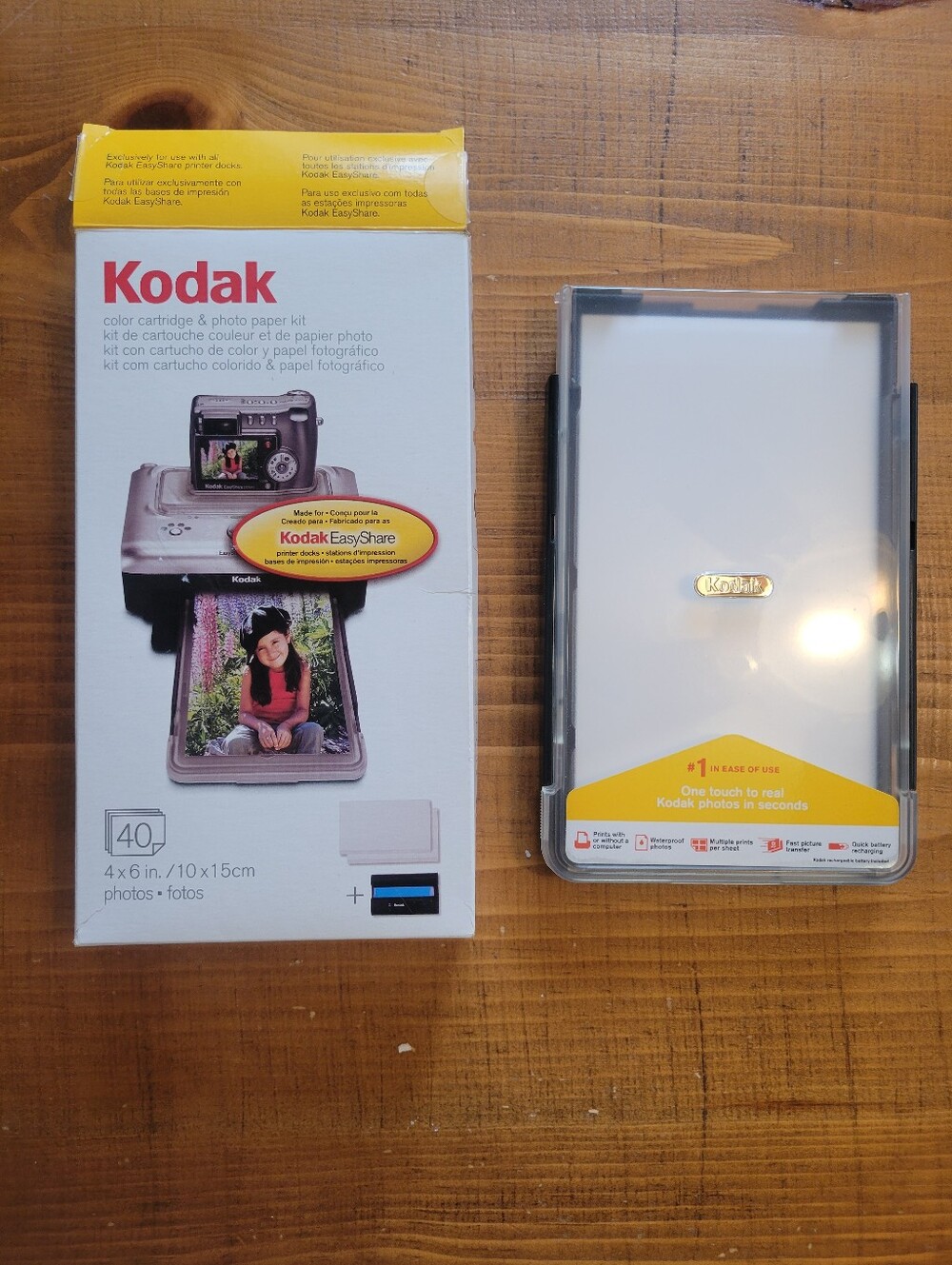Kodak Easyshare Photo Paper Tray With 11 Photos TRAY & PHOTOS ONLY Not Whole Kit